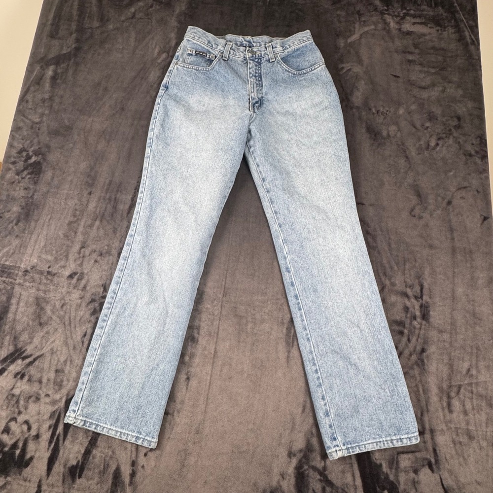 New York Jeans Bootcut Jeans Womens 8 Light Blue Wash High Rise 100% Cotton